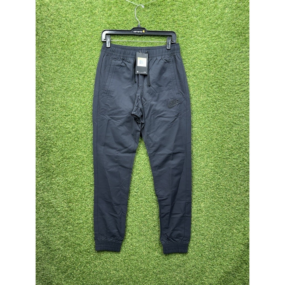 Nike Jogger Pants Mens Small Black Drawstring Tapered Leg NWT 804325-010